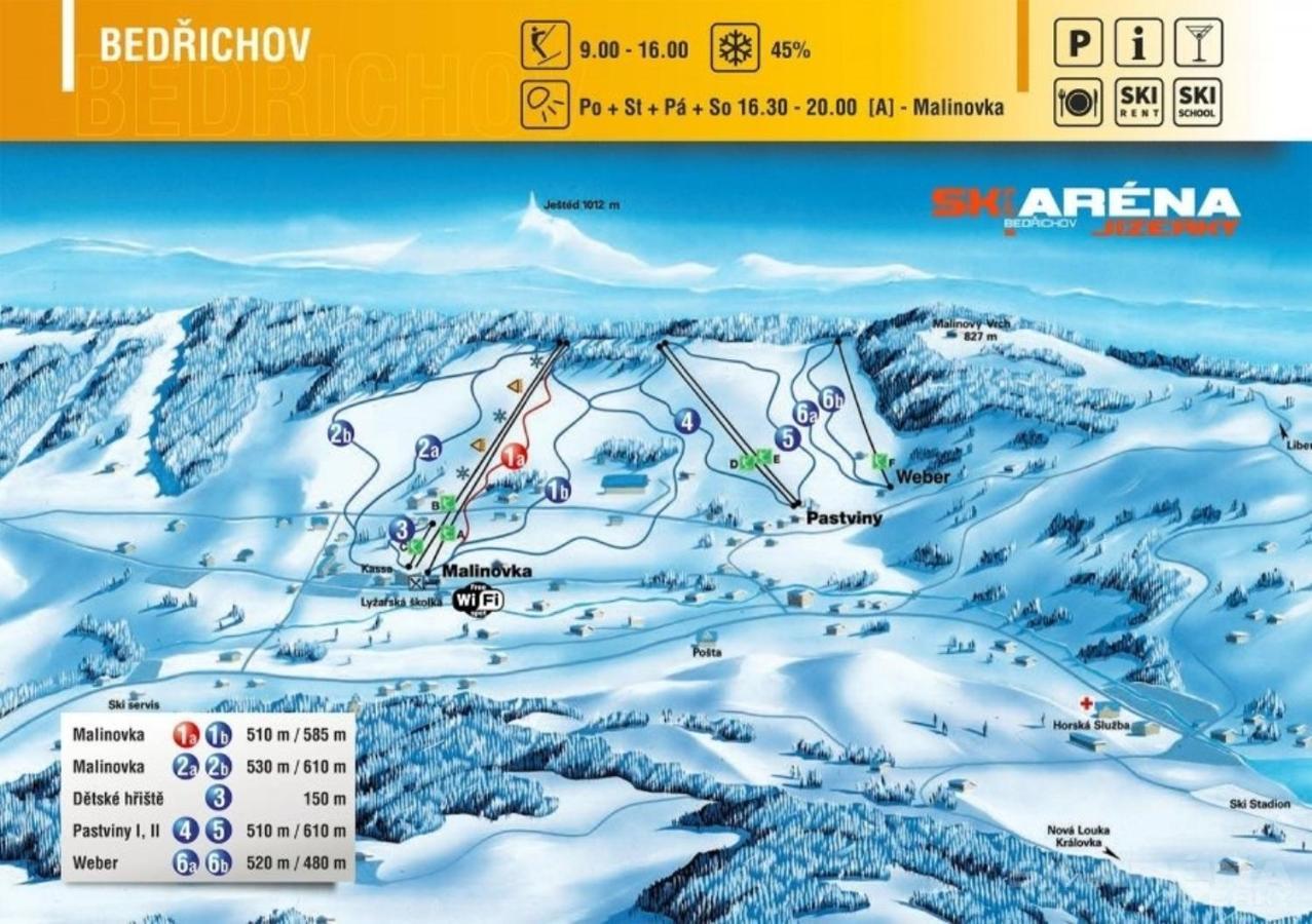 Chata Bajama Bedřichov Exteriör bild